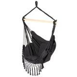 HANGSTOEL - Braziliaanse stijl - 130x96 cm - Zwart