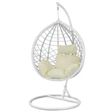 HANGSTOEL - Staalconstructie 125kg - Wit/Beige