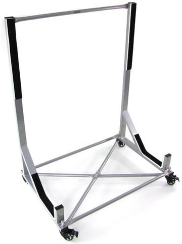 Hardtop Standaard - Stevig & Stabiel met Zwenkwielen - Zilver 100x55x40 cm