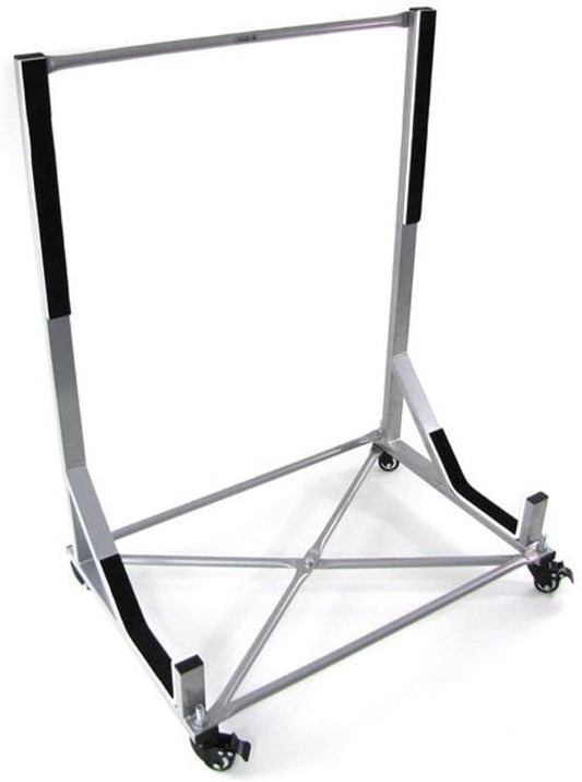 Hardtop Standaard - Stevig & Stabiel met Zwenkwielen - Zilver 100x55x40 cm