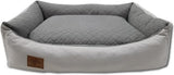 Hondenmand - wasbare hoes - waterdicht - antislip - lichtgrijs - 100x70 cm
