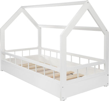 KINDERBED HUIS - Scandinavisch Design - Grenenhout - 80x160cm