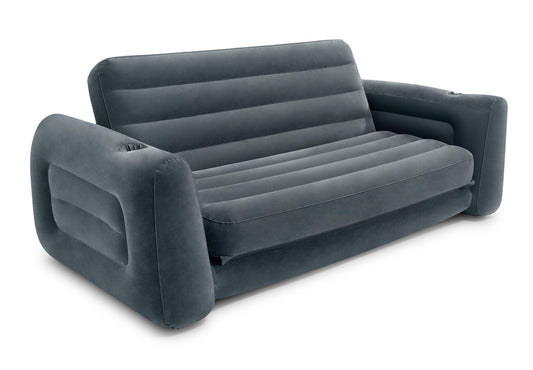 SLAAPBANK - Dura-Beam Fiber - Grijs - 224x203x66 cm