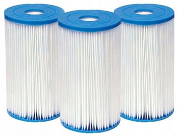 Zwembadfilters - Intex Type A - 3 Stuks - Wit & Blauw
