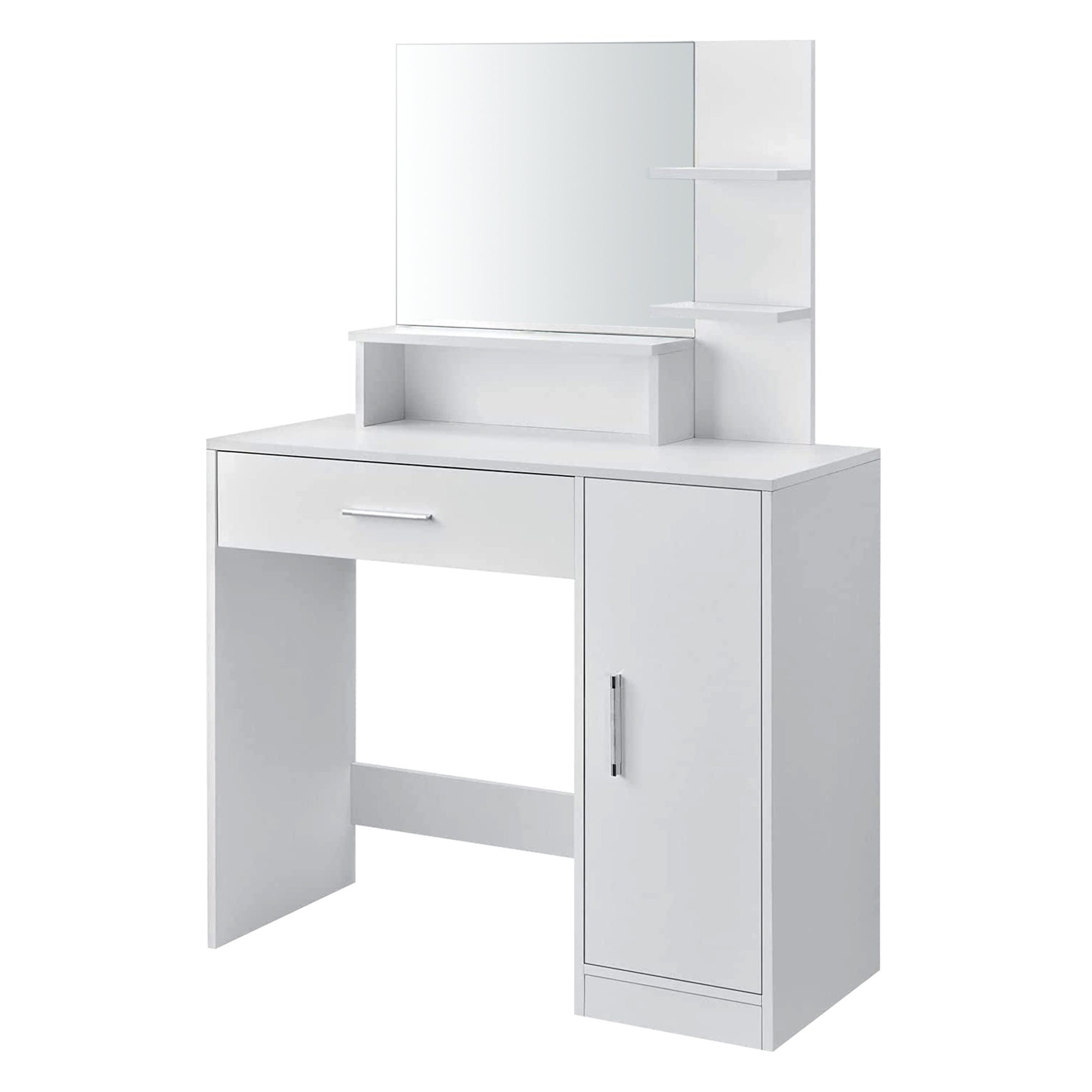 KAPTAFEL - grote spiegel 50x40 cm - wit