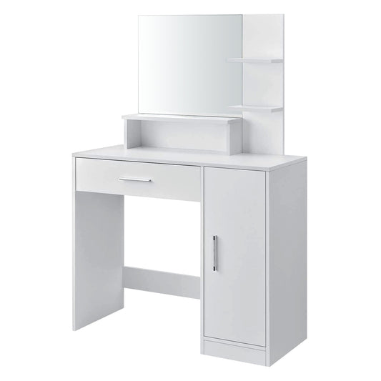 KAPTAFEL - grote spiegel 50x40 cm - wit