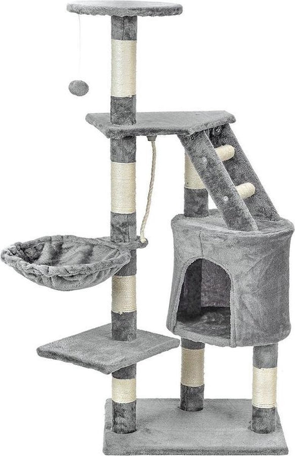 Kattenboom - stabiel en veilig - 117x79x50 cm grijs