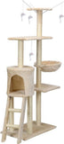Kattenboom - Stabiel en Veilig - 135x97x55 cm Beige