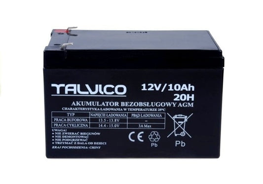 GEL ACCU - 12V 10Ah - 15x6,5x9,5 cm
