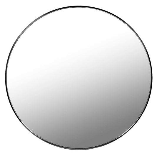 Ronde spiegel - 80 cm diameter - zwart frame