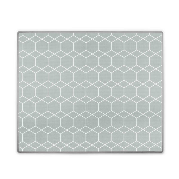 SPEELMAT - waterdicht en antislip - grijs/wit/multicolor - 180x150 cm
