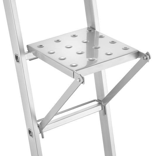 LADDERBANKJE - draagvermogen 150 kg - zilver
