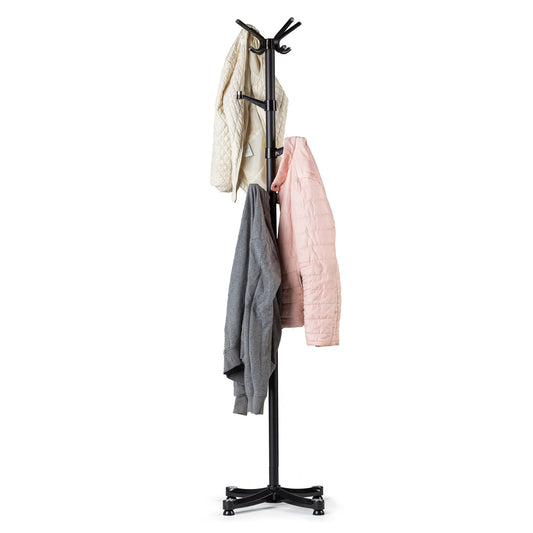 Kapstok - gepoedercoat staal - 180 cm - zwart