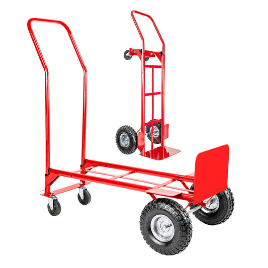 STEEKWAGEN - 2-in-1 Transportwagen 250kg - Rood