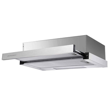 afzuigkap - telescopisch 50cm 200m3/u LED - inox