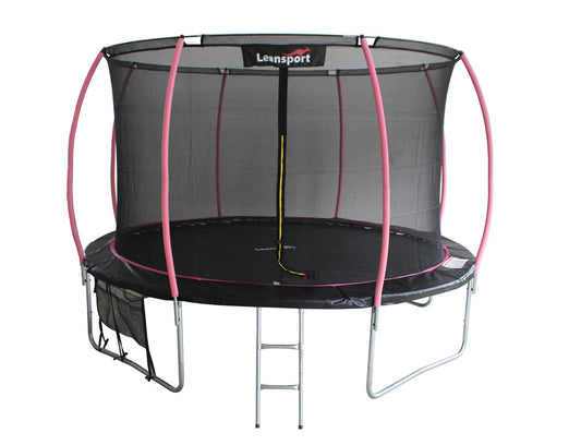 TRAMPOLINE - 244 cm - met veiligheidsnet - max 100 kg - zwart