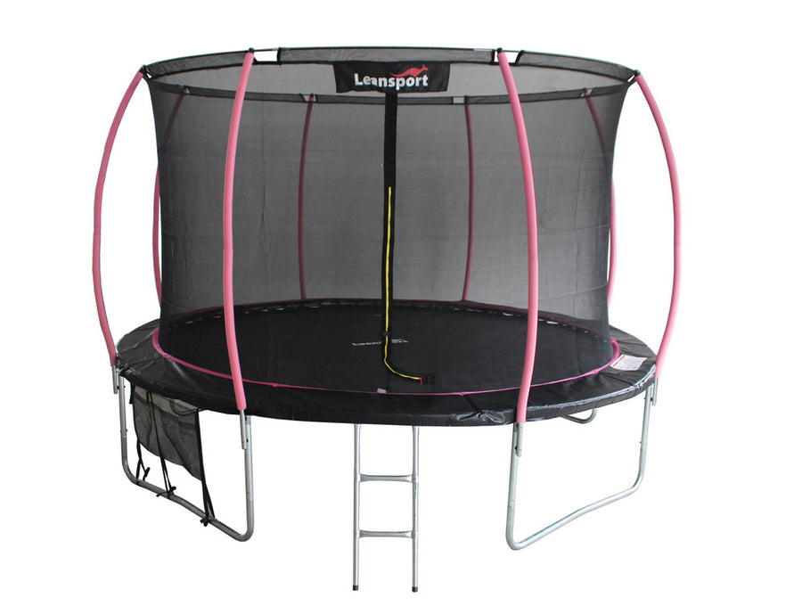 TRAMPOLINE - 244 cm - met veiligheidsnet - max 100 kg - zwart