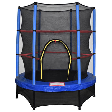 TRAMPOLINE - veiligheidsnet - 140 cm - blauw