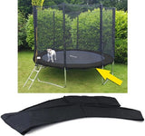 trampoline randafdekking - pvc en pe materiaal - 244 cm zwart