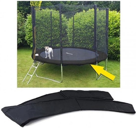 Trampoline randafdekking - PVC en PE materiaal - 366 cm zwart