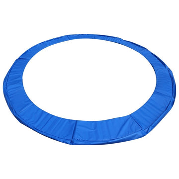Trampolinerand - robuust PVC en PE - blauw - 366-374 cm