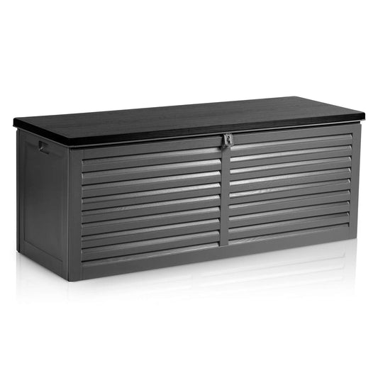 Kussenbox - Weerbestendig Kunststof - 390L - Zwart