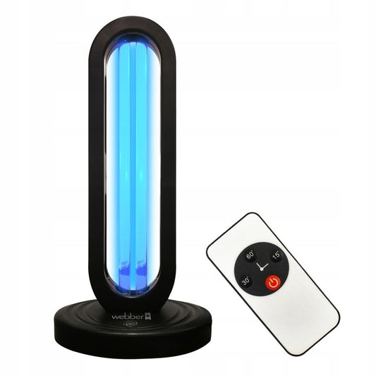UV-C lamp - ozonisatiefunctie, instelbare timer, afstandsbediening - zwart