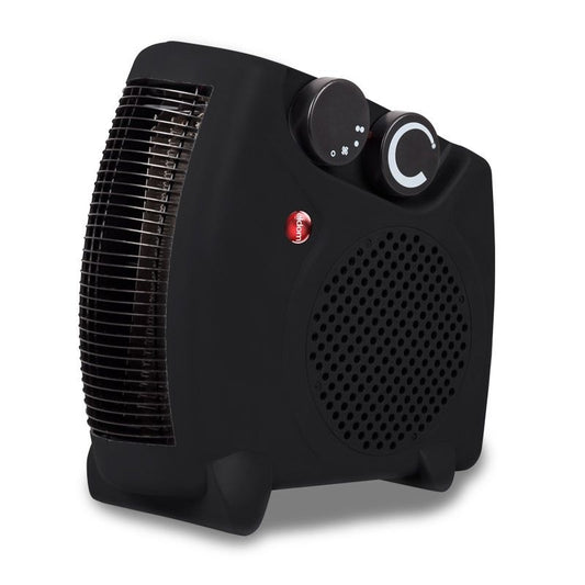 Ventilatorkachel - 1000W/2000W Oververhittingsbeveiliging - Zwart