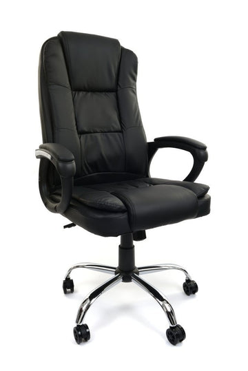 BUREAUSTOEL - Memory Foam - Verstelbaar - Zwart