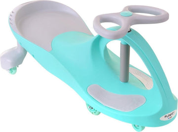 Wiggle-car - led-verlichte wielen - groen