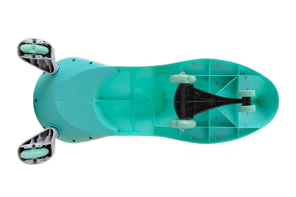 Wiggle-car - led-verlichte wielen - groen