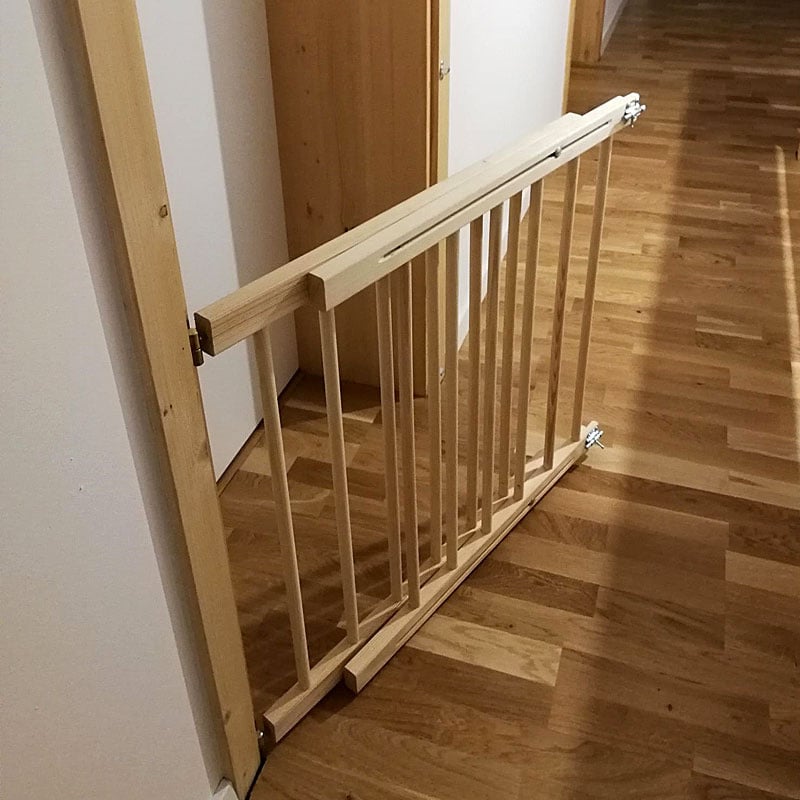 TRAPHEKJE - Verstelbaar 72-122 cm - Hout - Ongelakt