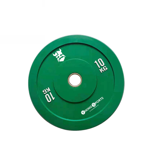 HALTERSCHIJF - 10 kg Rubber - groen