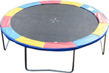 Trampoline rand - pvc en pe materiaal - 305 cm multi gekleurd