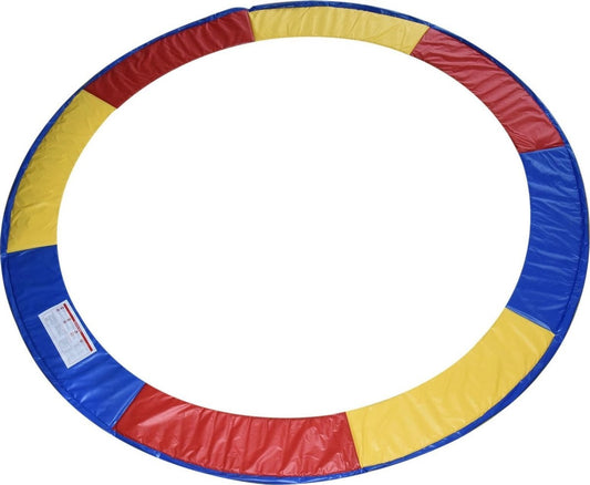 Trampoline rand - pvc en pe materiaal - 305 cm multi gekleurd
