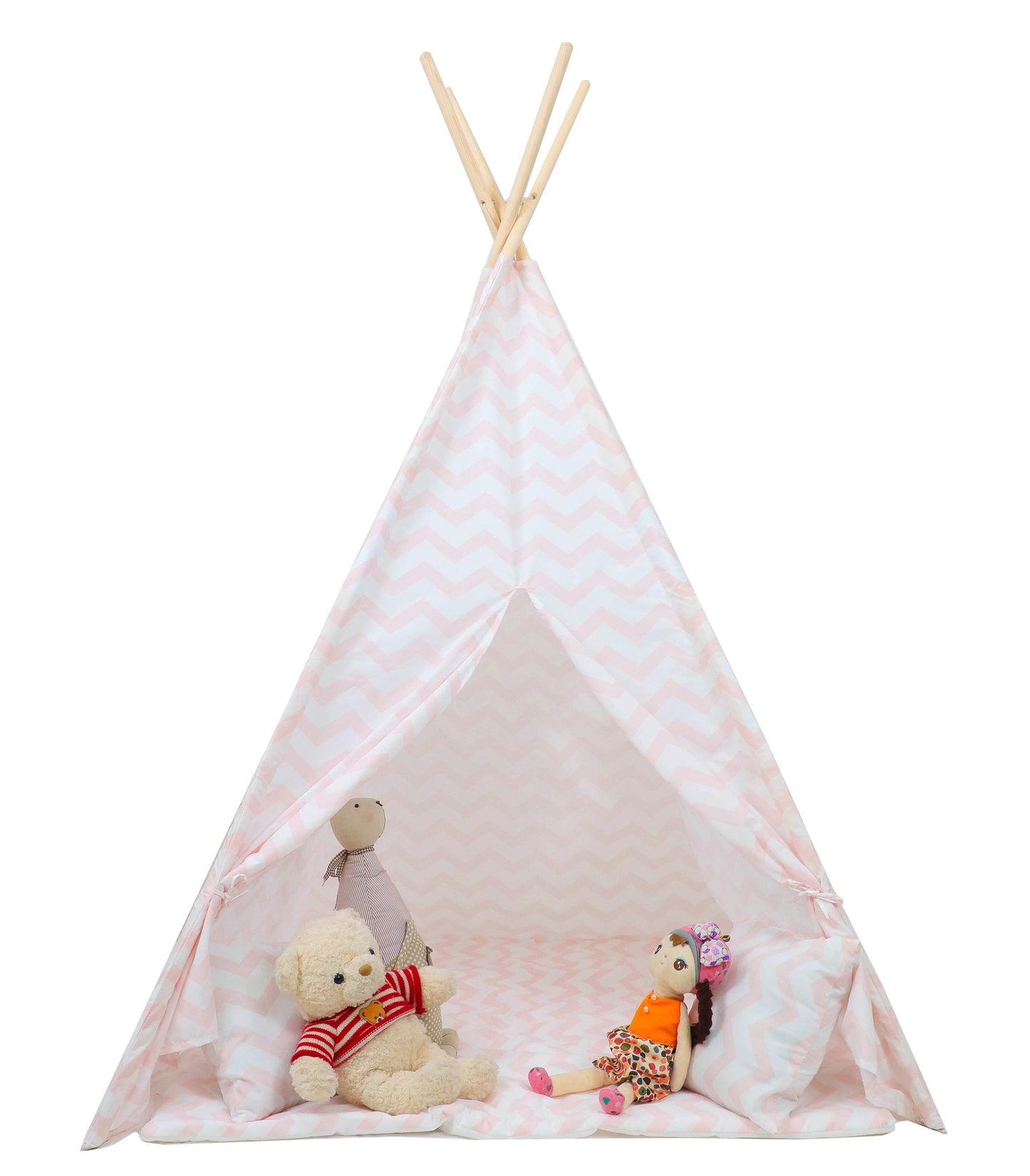 TIPITENT - Katoen 175g/m2 - Roze 120x120x160 cm