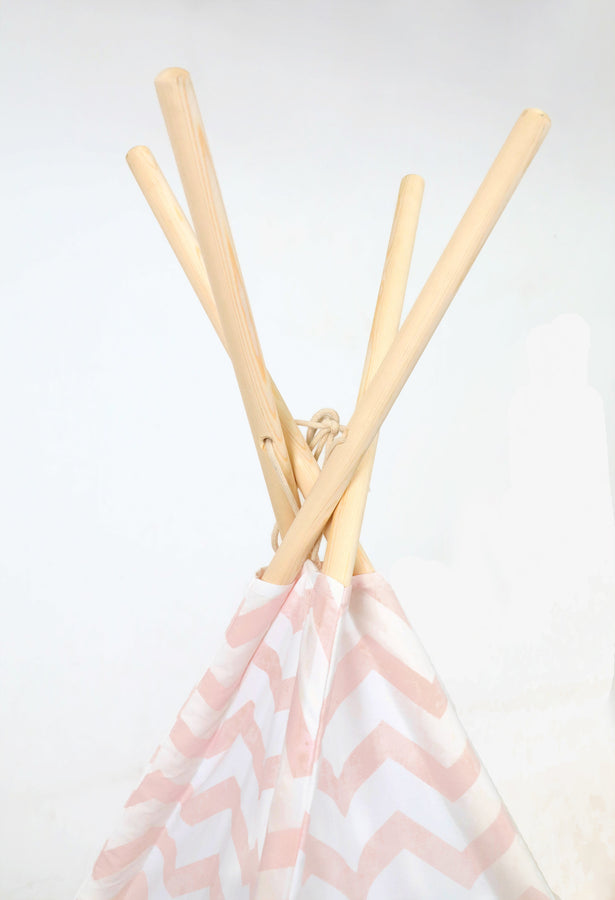 TIPITENT - Katoen 175g/m2 - Roze 120x120x160 cm