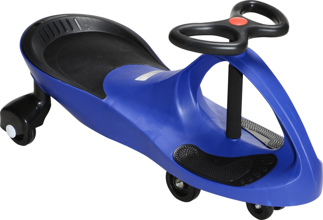 Wiggle-car - led-verlichte wielen - blauw