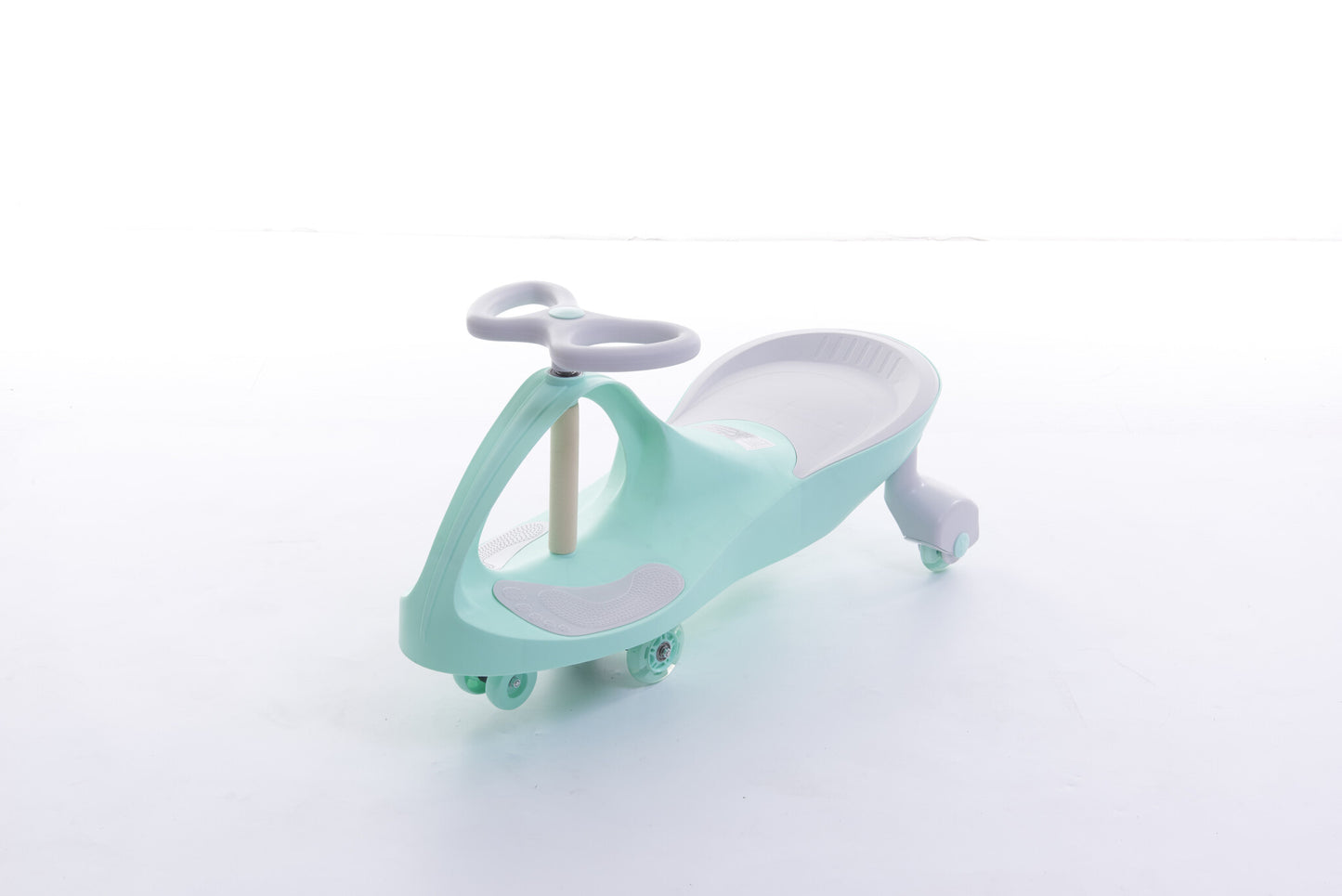 Wiggle-car - led-verlichte wielen - groen