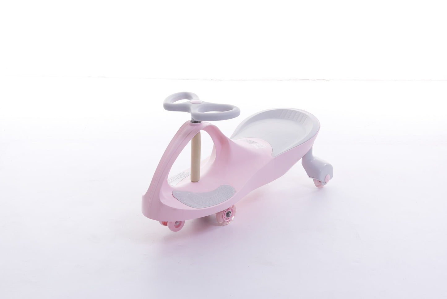 Wiggle-car - LED-verlichte wielen - Roze