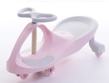 Wiggle-car - LED-verlichte wielen - Roze