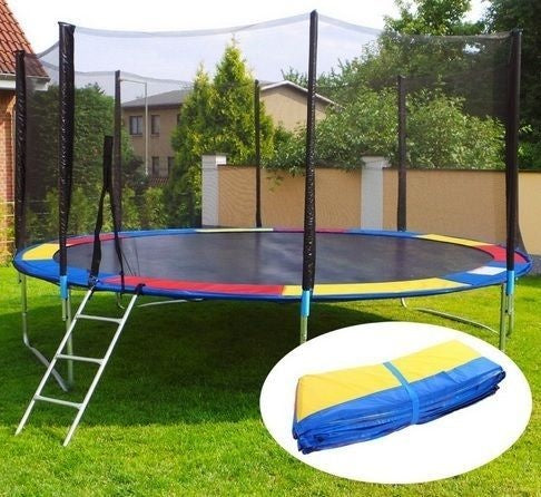Trampoline rand - Weersbestendig PVC/PE - 244 cm Regenboog