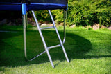 Trampoline - veiligheidsnet & ladder - 244 cm blauw/zwart