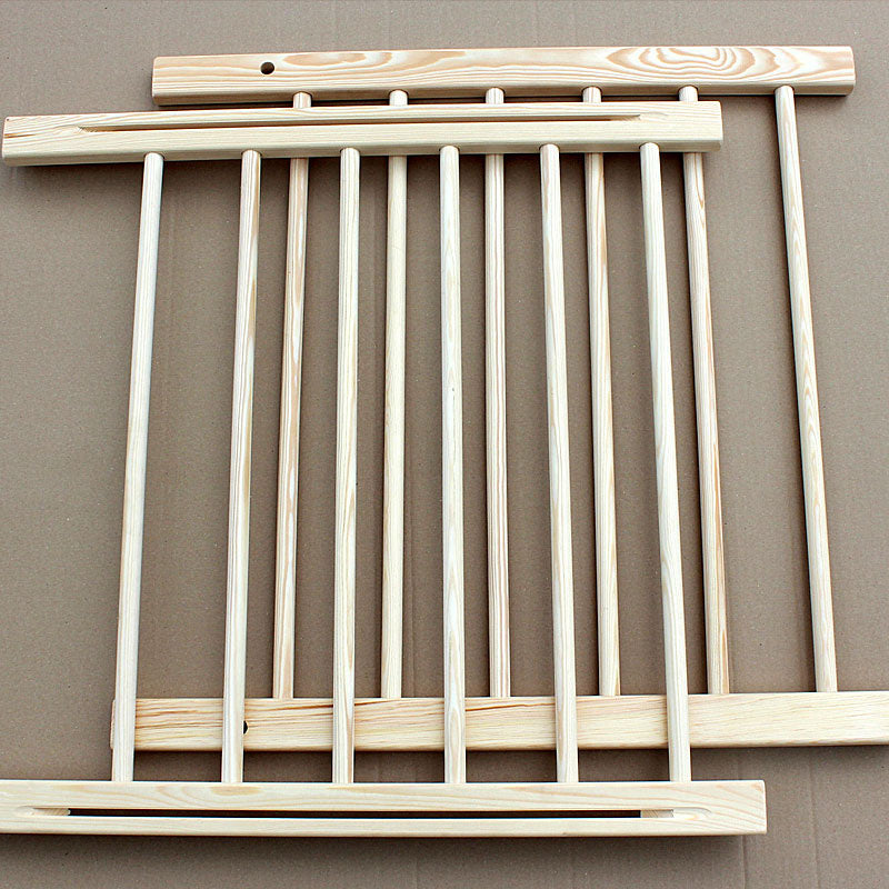 TRAPHEKJE - Verstelbaar 72-122 cm - Hout - Ongelakt