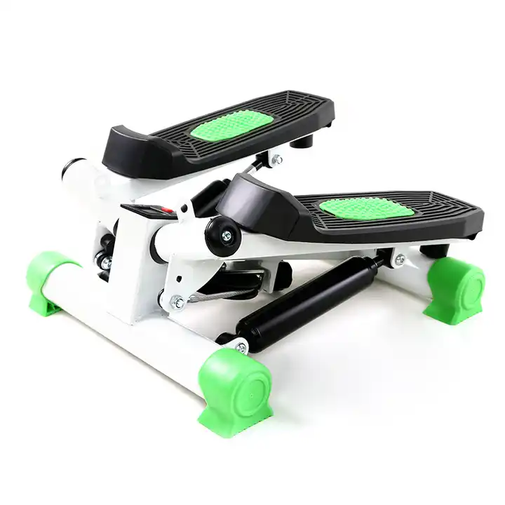 Fitness Stepper - 2 Weerstandsbanden - Display Functies - Groen/Wit/Zwart