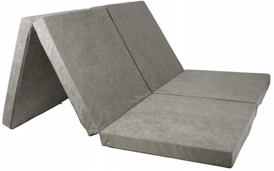 Opvouwbaar Matras - Compact en Comfortabel - Grijs 195x120x7 cm