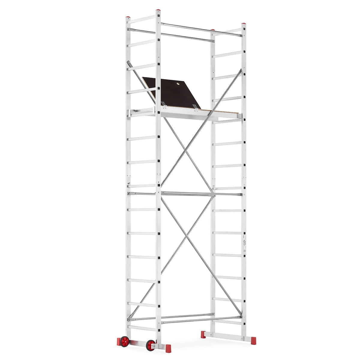ROLSTEIGER - Aluminium - Antislip Platform - 5m Werkhoogte - Grijs