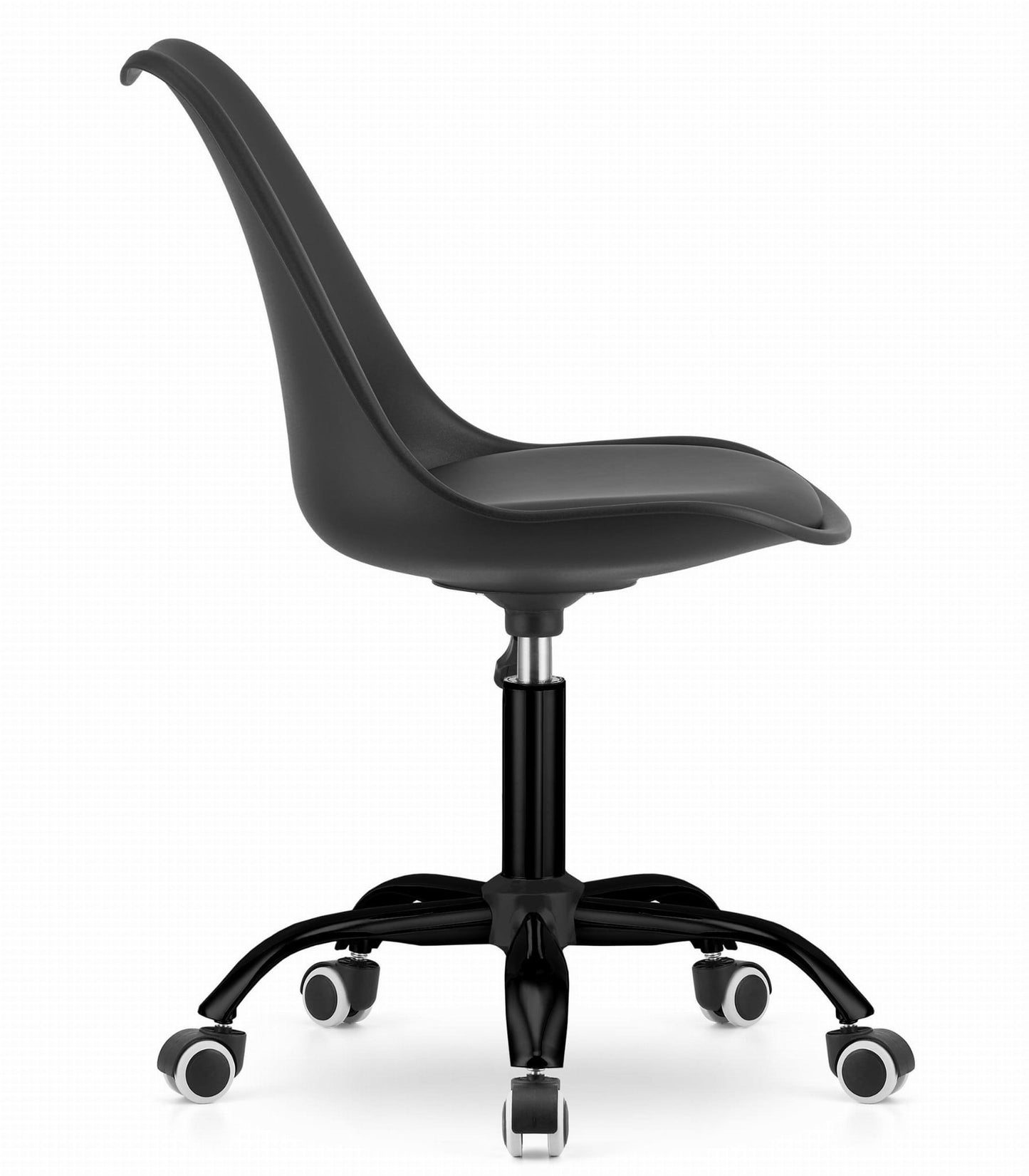 Draaistoel - Ergonomisch, Verstelbare Hoogte, 360 Graden Draaibaar - Zwart