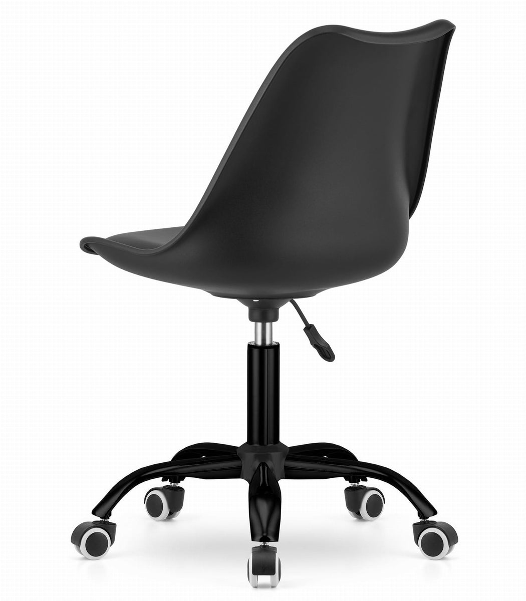 Draaistoel - Ergonomisch, Verstelbare Hoogte, 360 Graden Draaibaar - Zwart