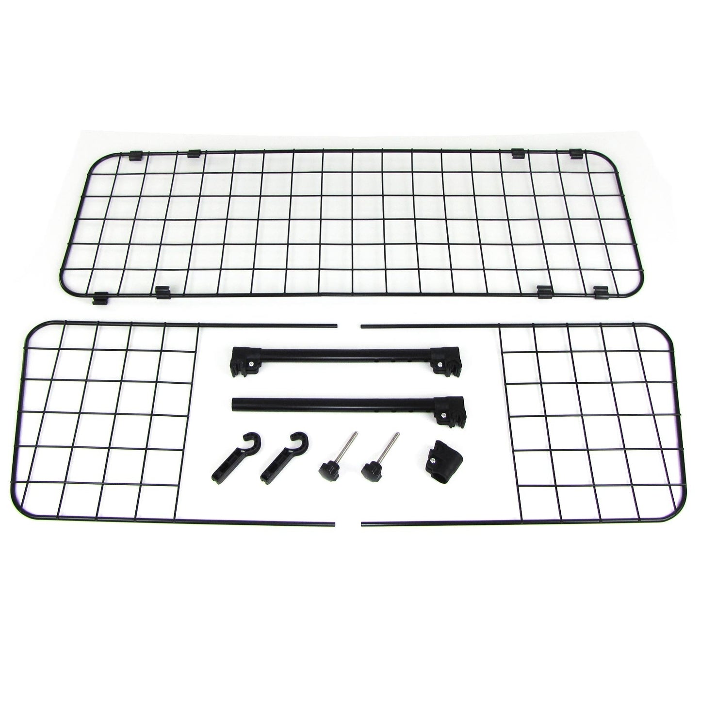 Hondenrek - verstelbare breedte 91-145 cm - zwart